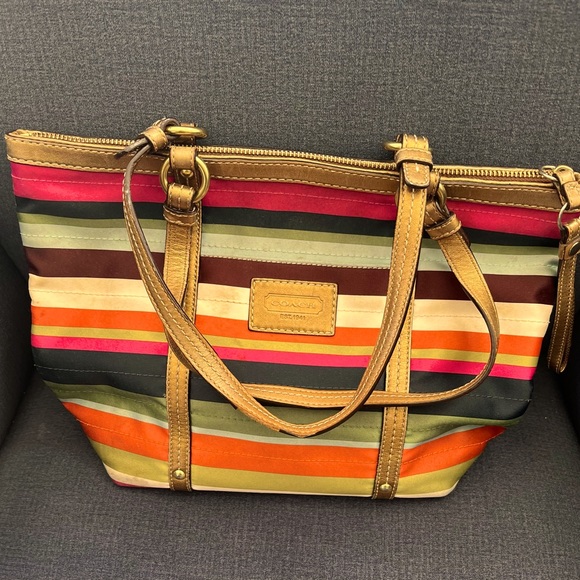 COACH purse multicolor - Picture 1 of 5